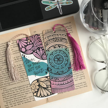 Handmade bookmark set of 2