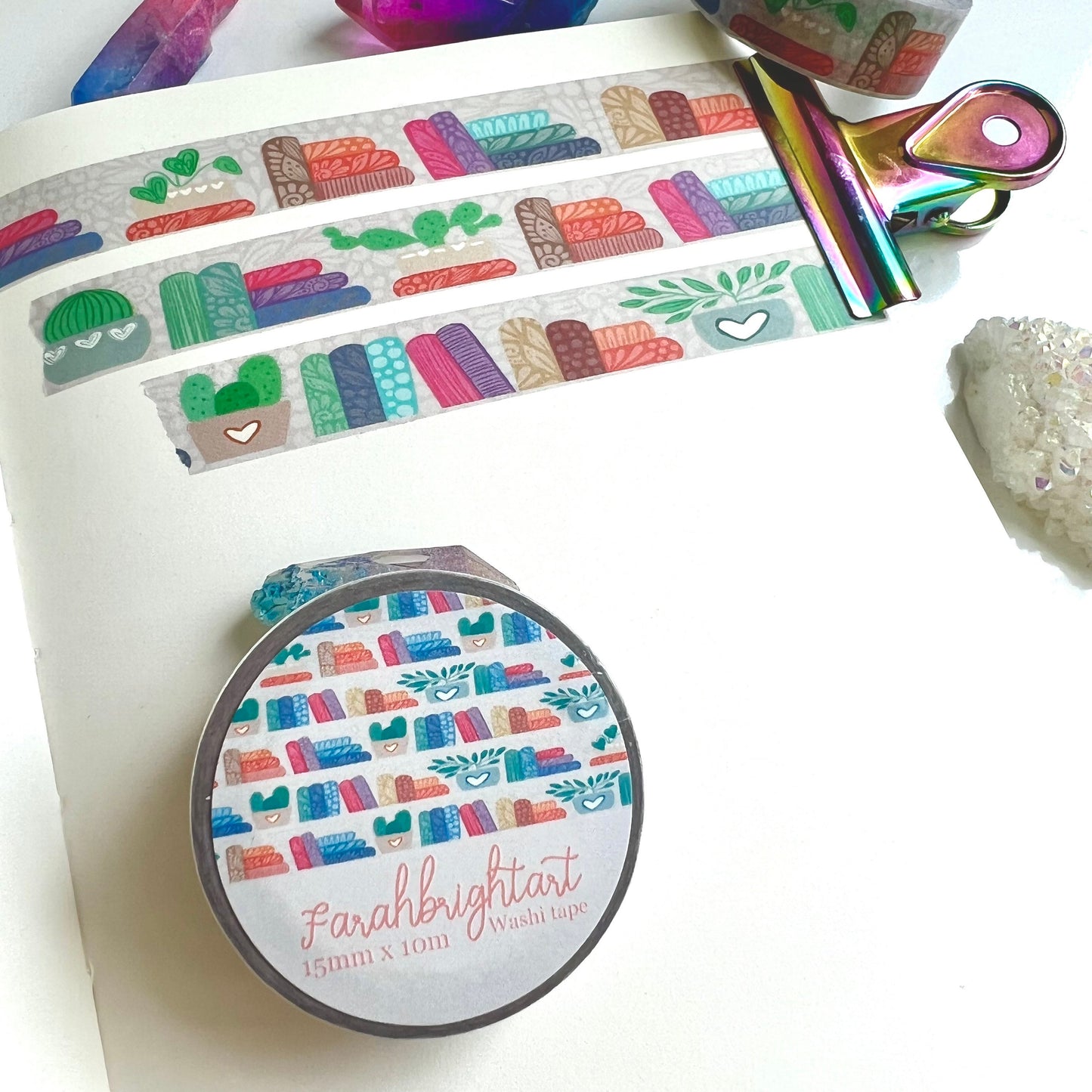 Zentangle Books 10mm washi tape