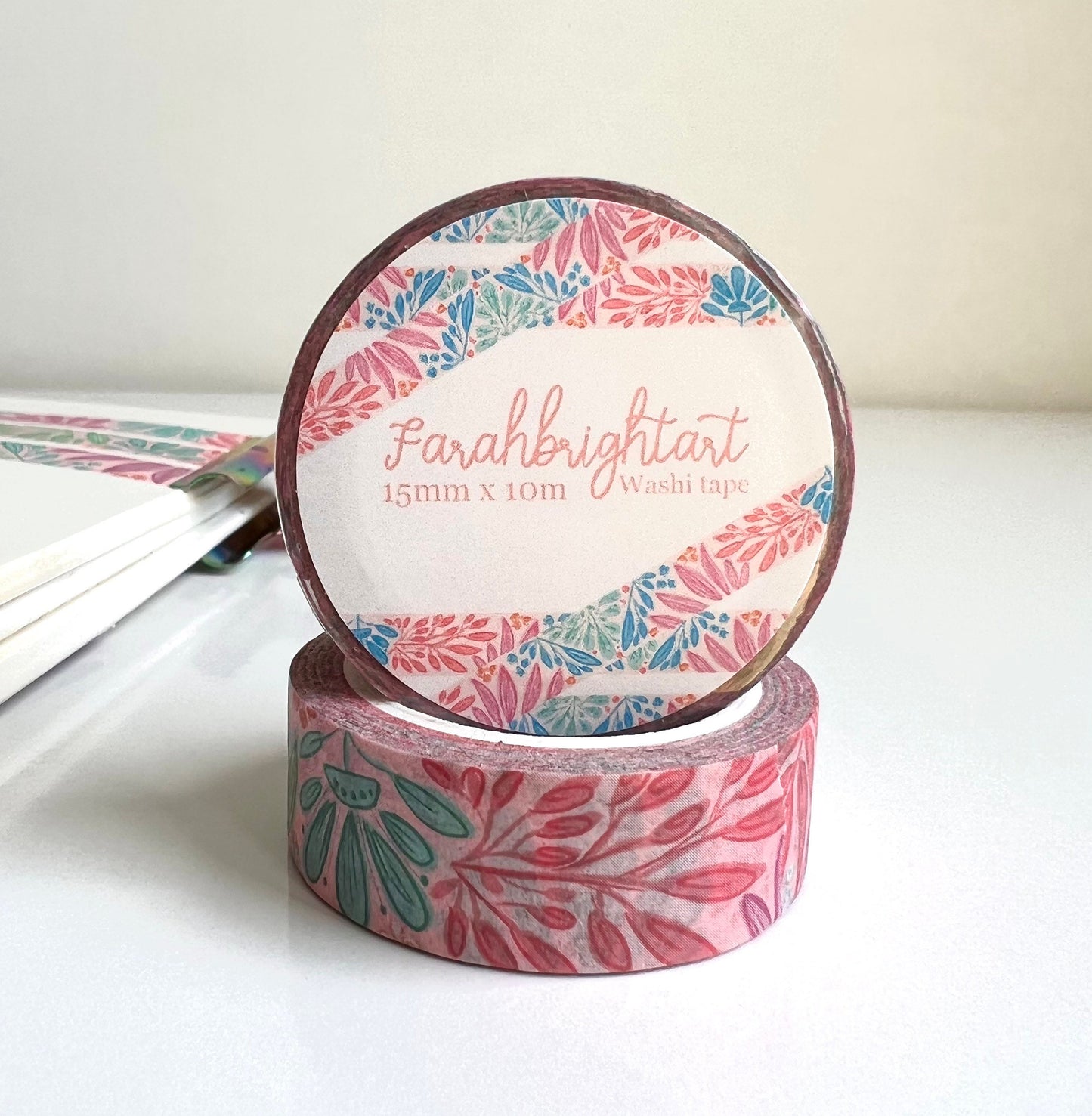 Plant doodle 10mm washi tape