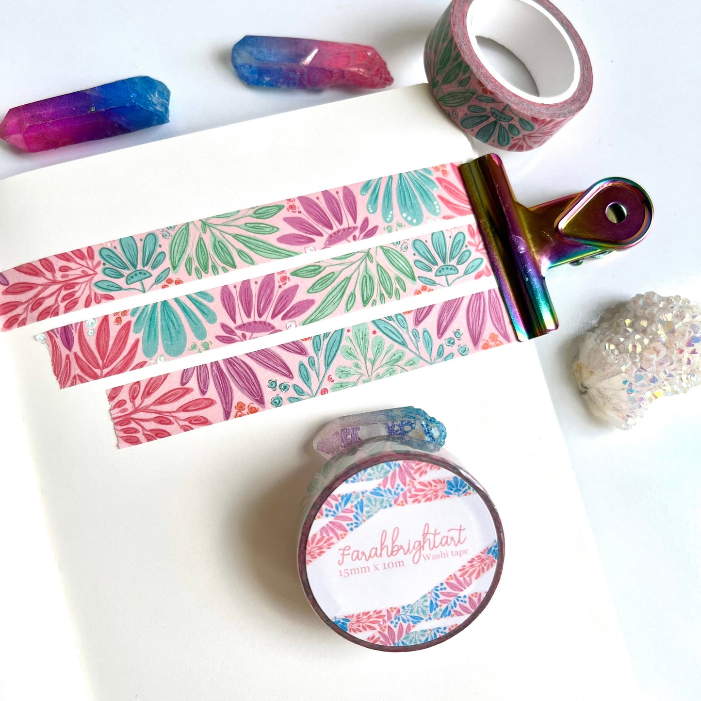 Plant doodle 10mm washi tape