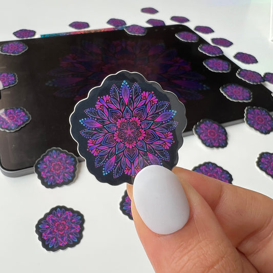 Mini mandala sticker
