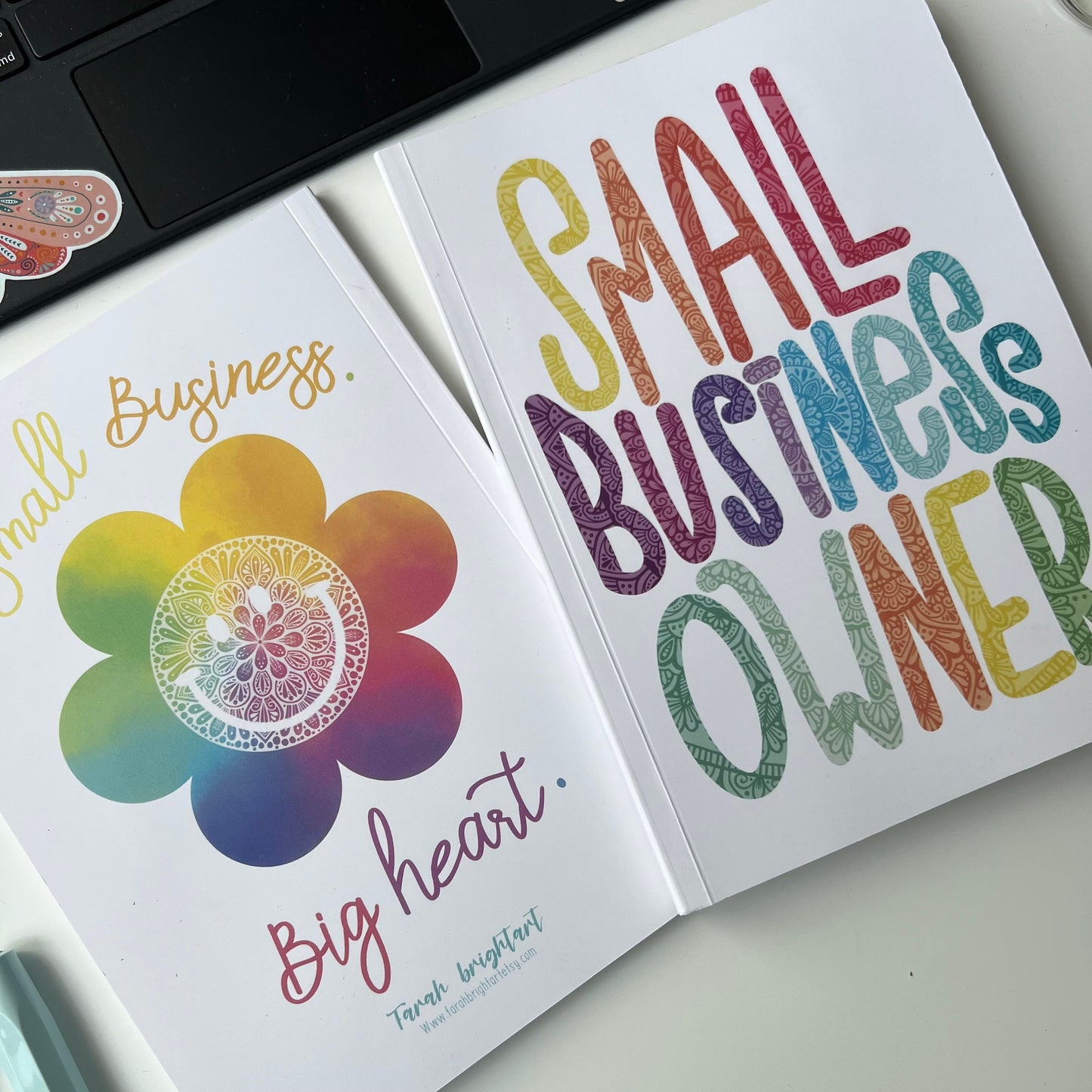 Mandala small business owner notebook
