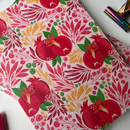 Mandala Pomegranate doodle notebook