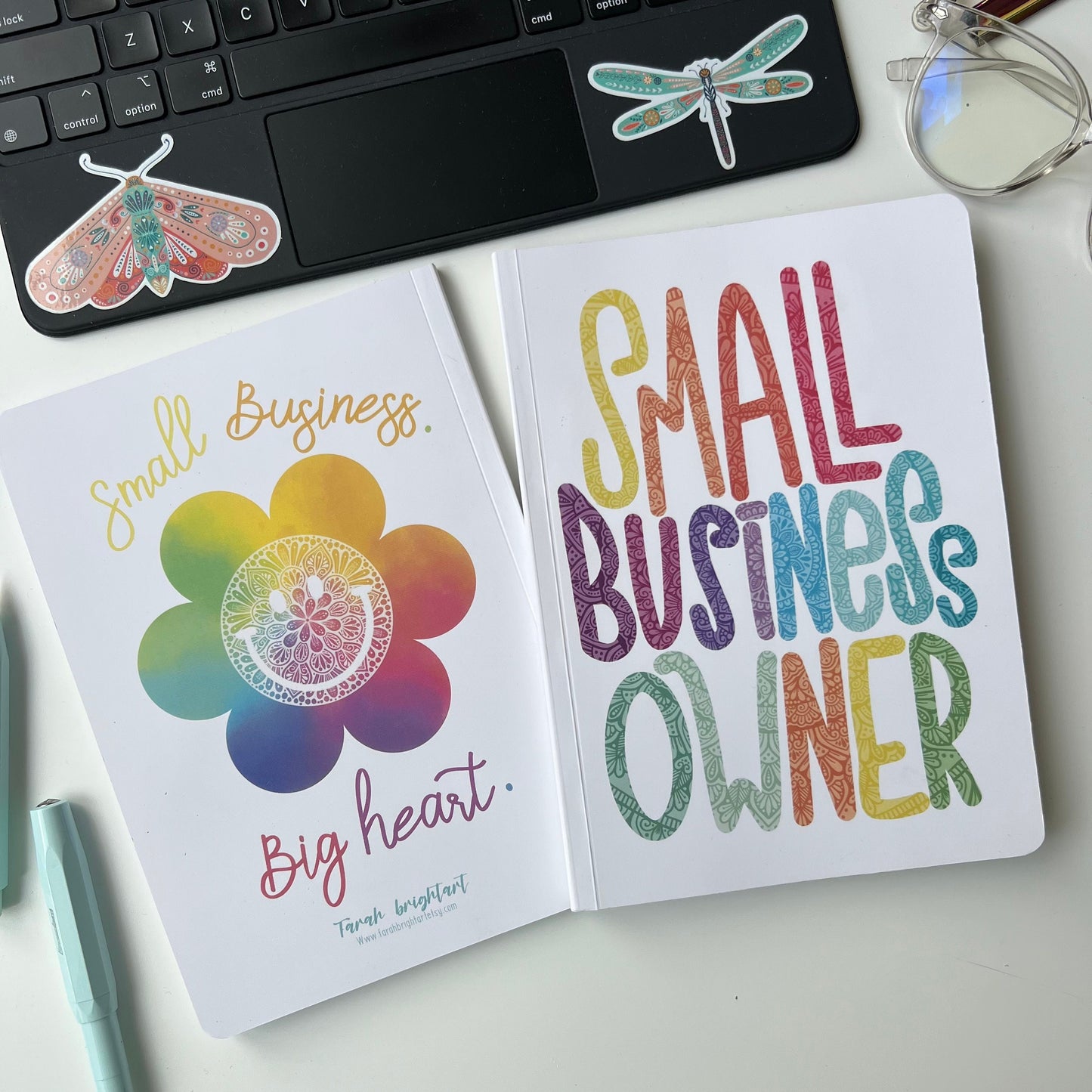 Mandala small business owner notebook