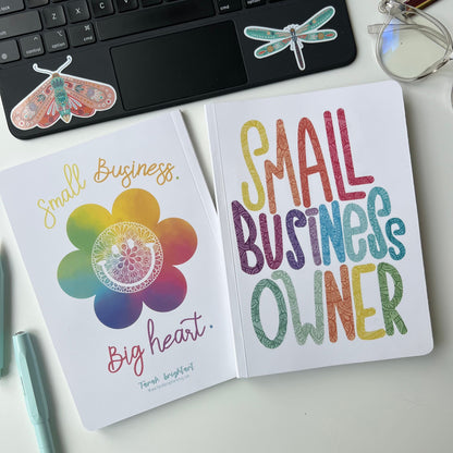 Mandala small business owner notebook