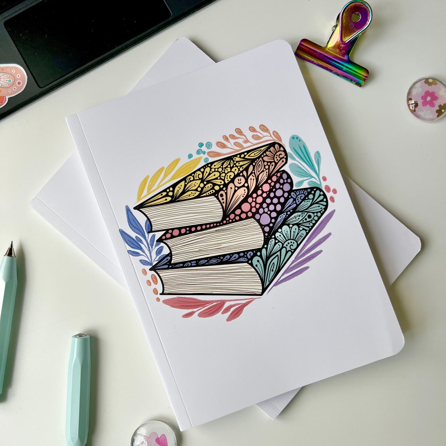 Zentangle book notebook - notebook - cute stationary