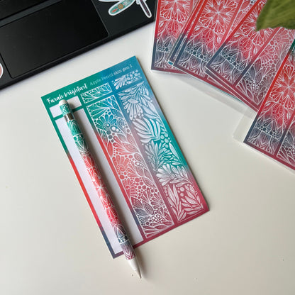 Bright mandala Apple Pencil skin gen 1