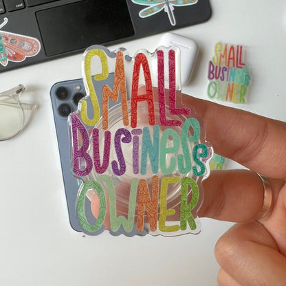 Mandala small business owner phone grip