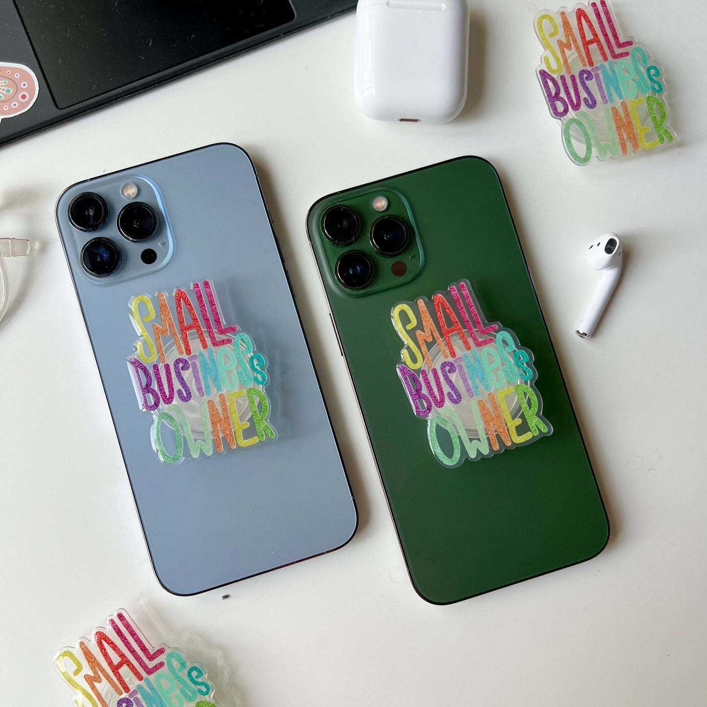 Mandala small business owner phone grip