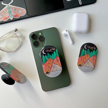 Zentangle camping phone grip