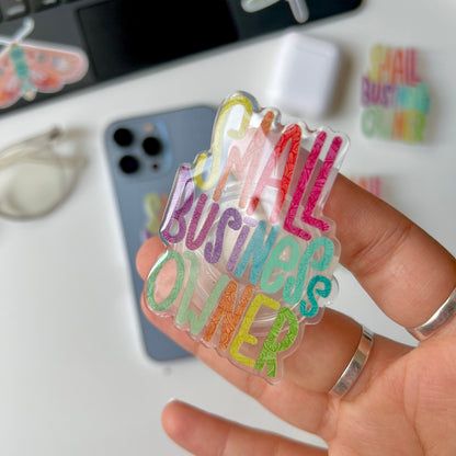Mandala small business owner phone grip