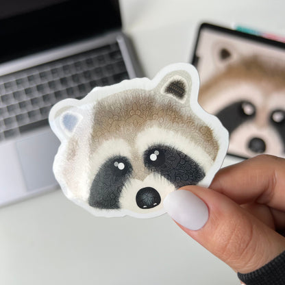 Sloth mandala sticker