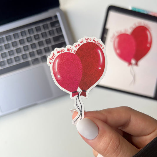 Balloons mandala stickers