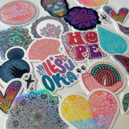5 Mystery mini sticker pack