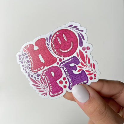 Zentangle hope magnet