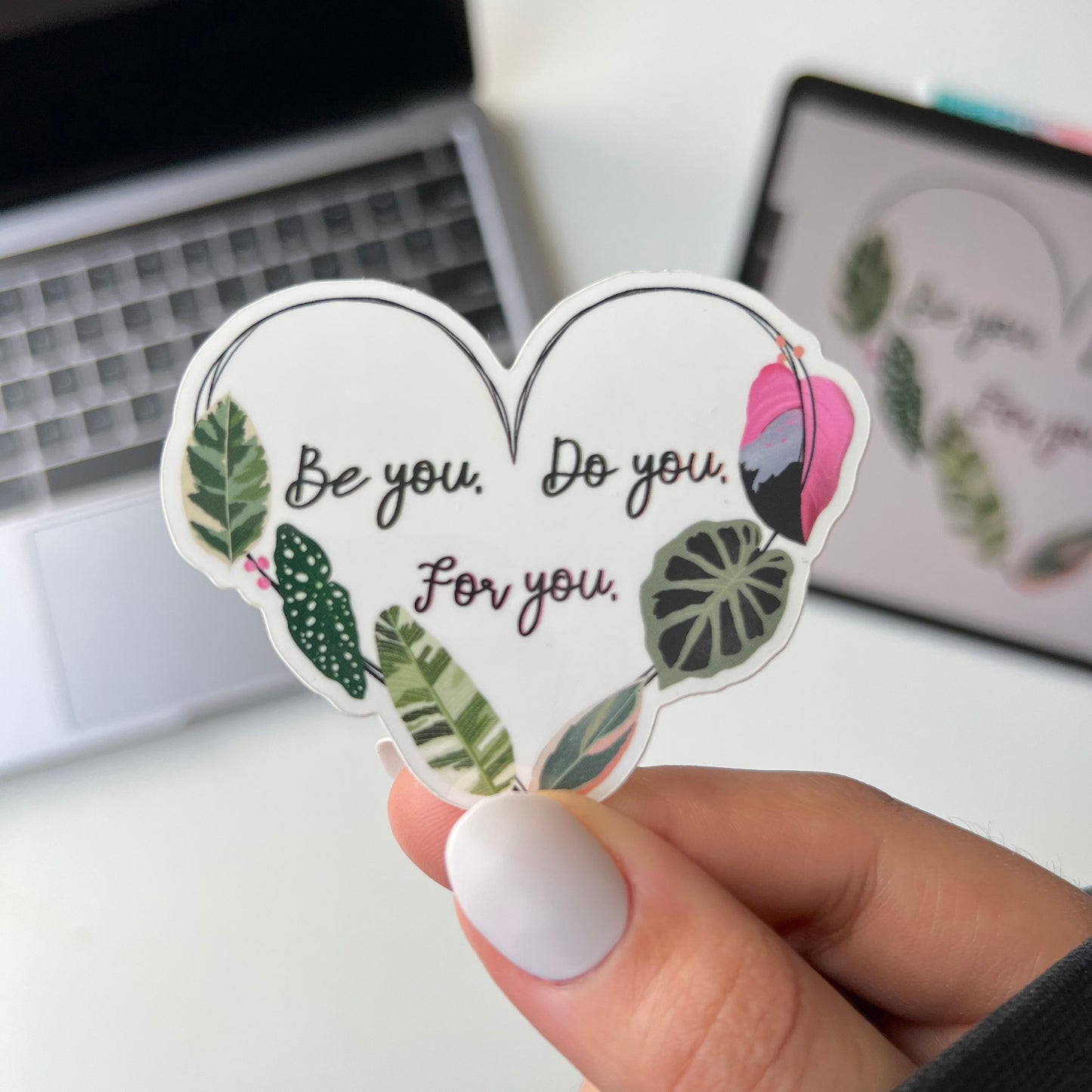 Be you do you for you plant stickers