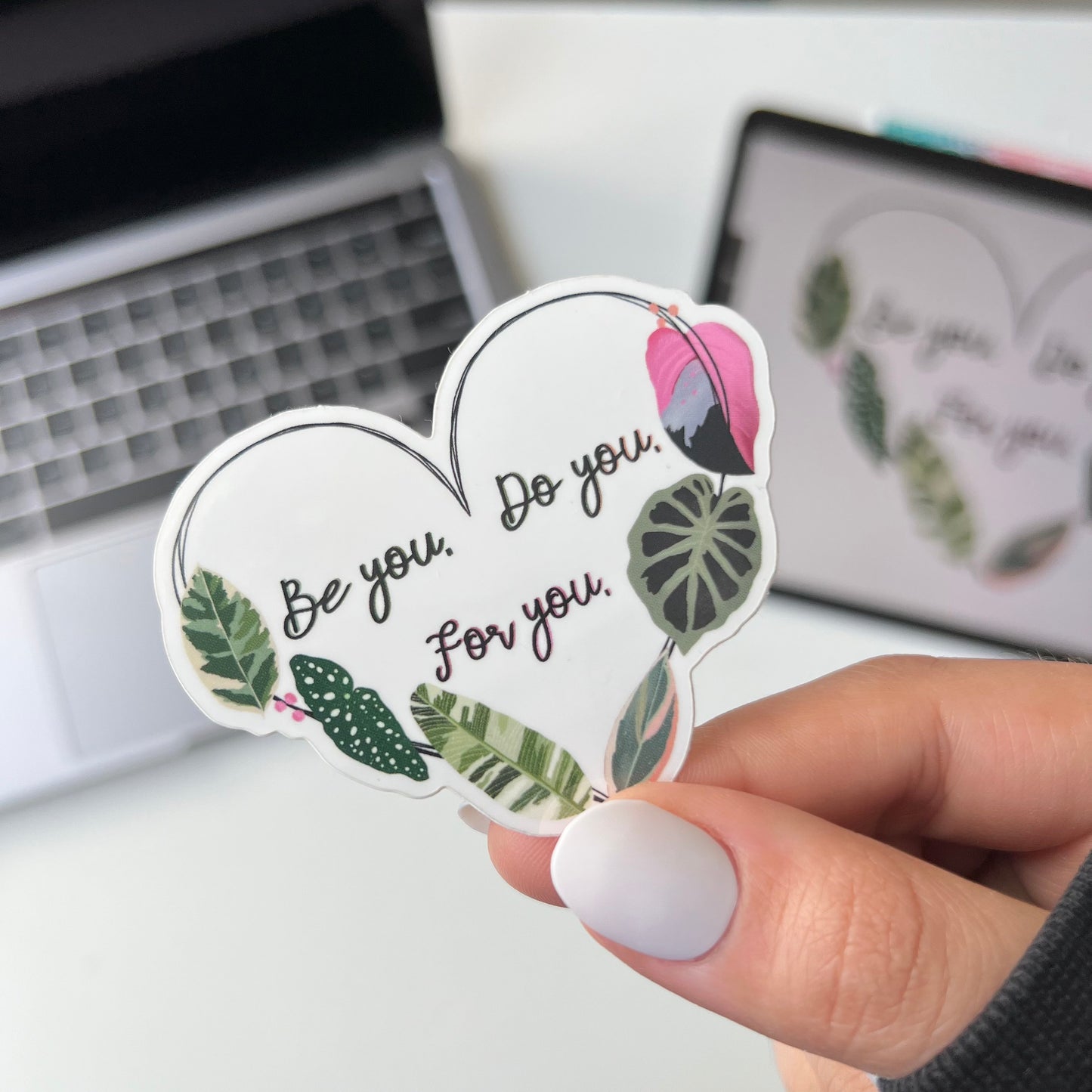 Be you do you for you plant stickers