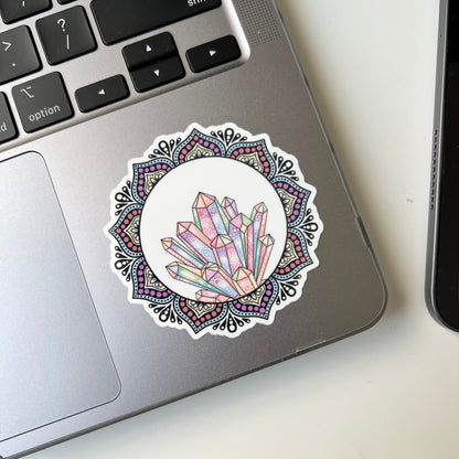 Crystal mandala stickers