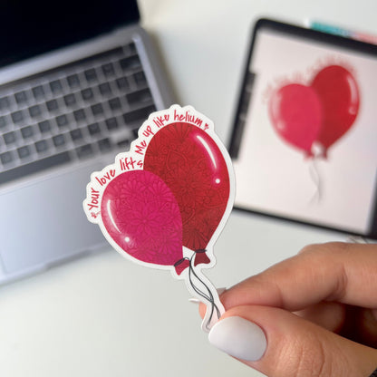 Balloons mandala stickers