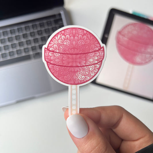 Lollipop mandala stickers