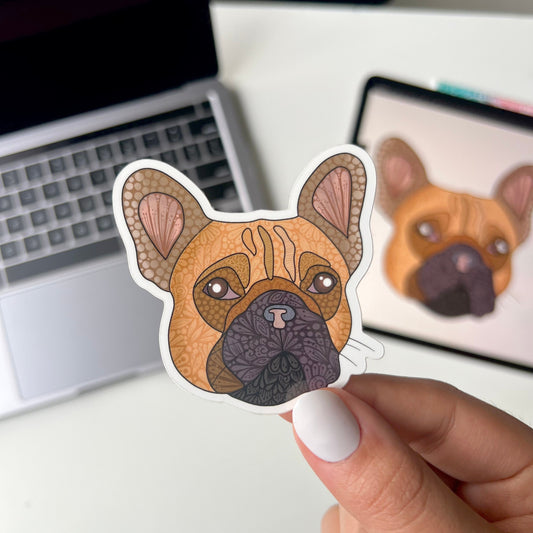 Zentnagle Pug sticker