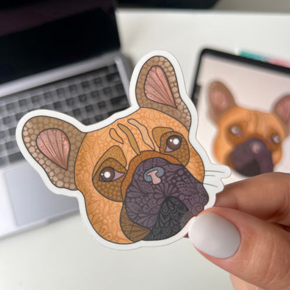Zentnagle Pug sticker