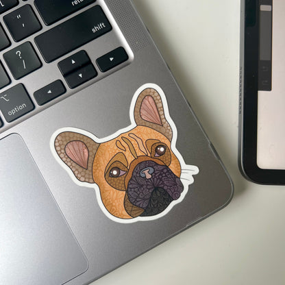 Zentnagle Pug sticker