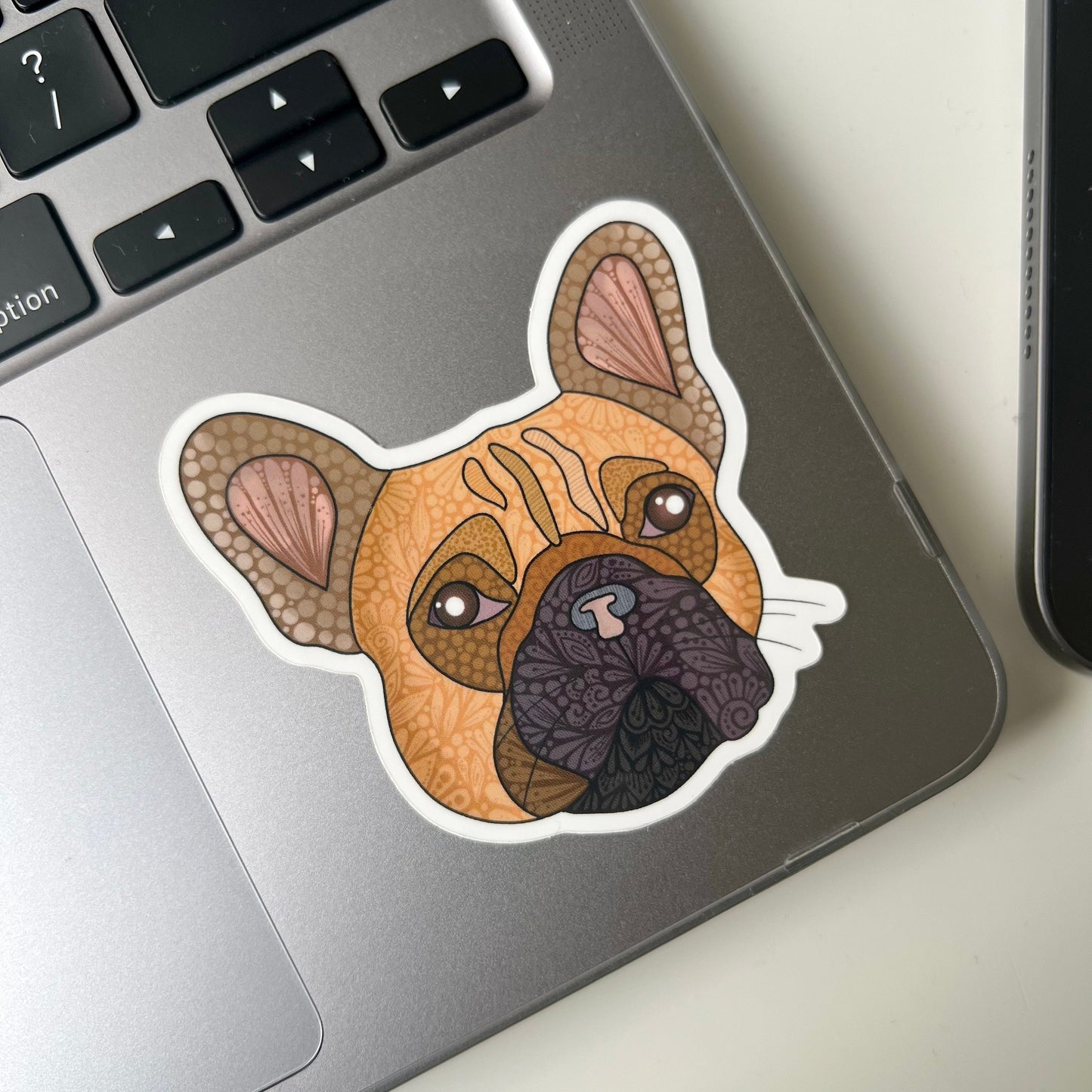 Zentnagle Pug sticker