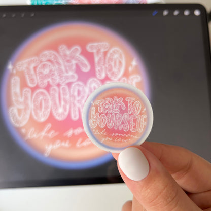 Mini love yourself sticker