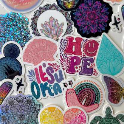 5 Mystery mini sticker pack