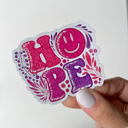 Zentangle hope magnet