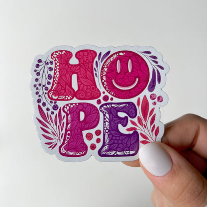 Zentangle hope magnet